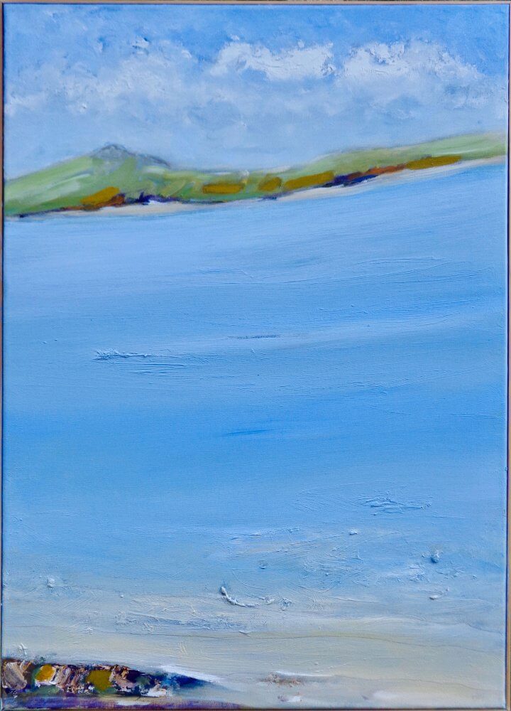 The Slanty Isle; Original artwork; Acrylic on canvas; 71 x 51 cms; £250