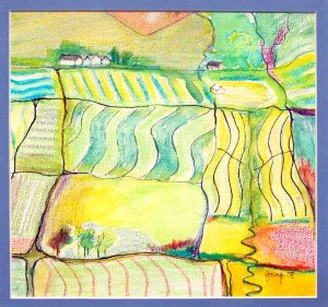 Sketch Of The View From Knockfarrel 300x281